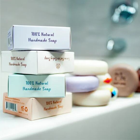 All Natural Cold Process Soap for Baby Set of 4 - Picture 9 of 10